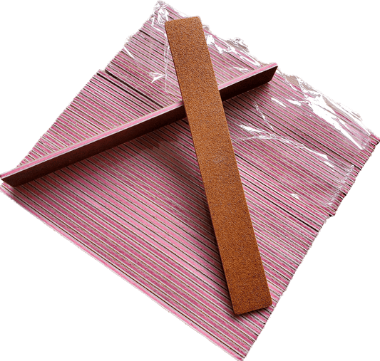 Nail File Jumbo X 80/80 Garnet 50 pc #F525