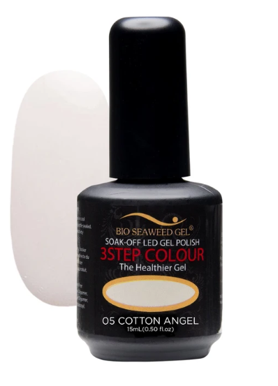 Bio Seaweed 3STEP Gel Polish 05 Cotton Angel-Beauty Zone Nail Supply