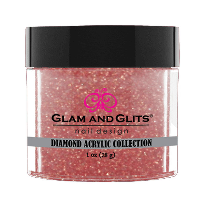 Glam & Glits Diamond Acrylic (Shimmer) 1 oz Nude - DAC80-Beauty Zone Nail Supply