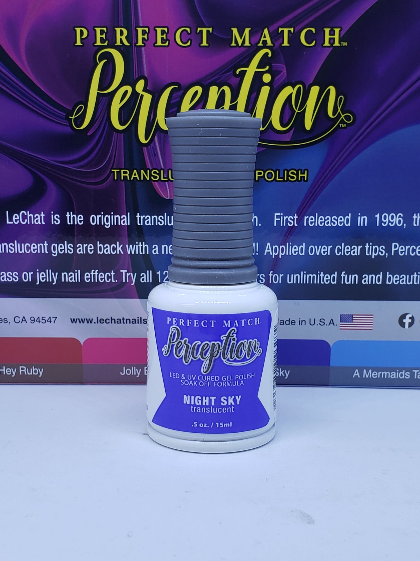 Perfect Match Perception Translucent NIGHT SKY .5 oz TGP10-Beauty Zone Nail Supply