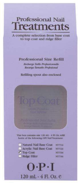 OPI Top Coat Refill 4 oz
