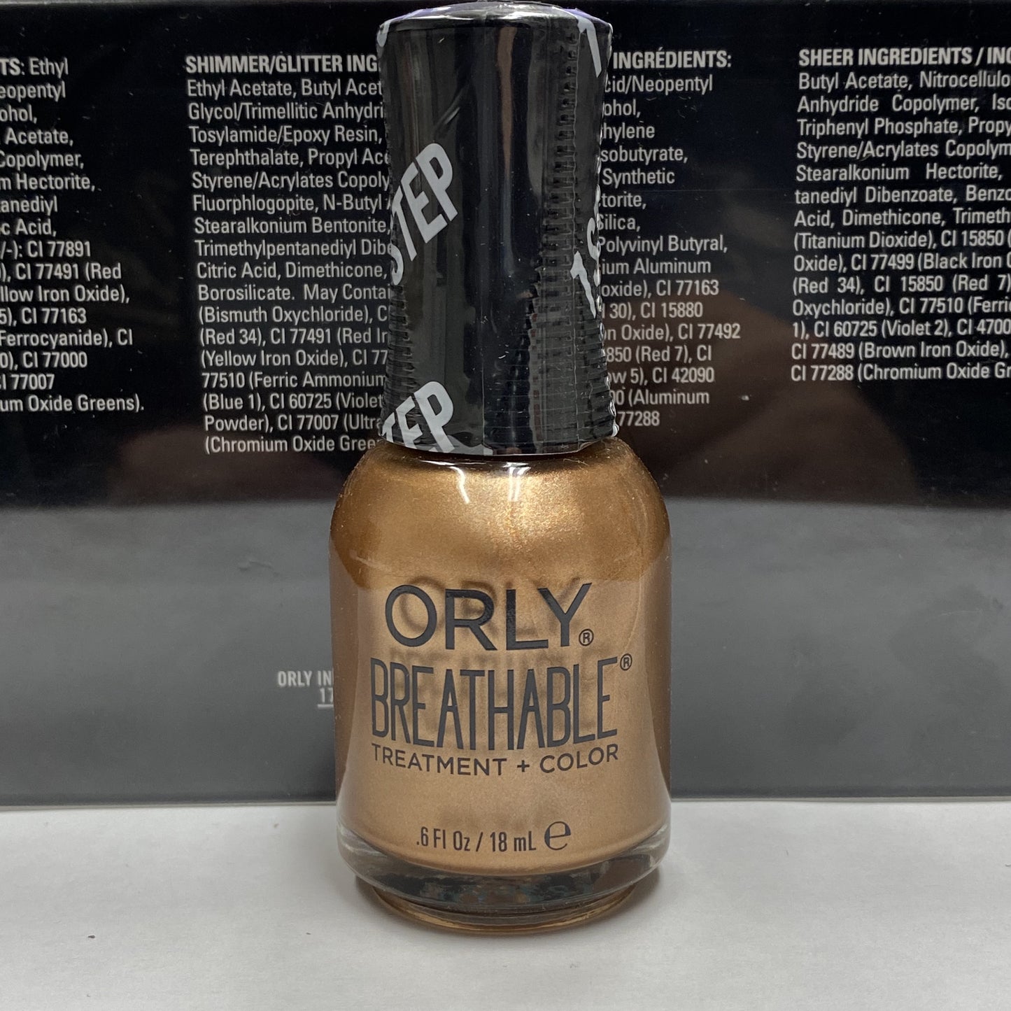 ORLY Breathable Nail Lacquer Golden Girl .6 Fl Oz #2060012-Beauty Zone Nail Supply