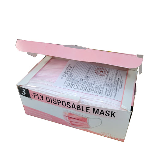 3 PLY Disposable Face Mask Ear Loop-Beauty Zone Nail Supply