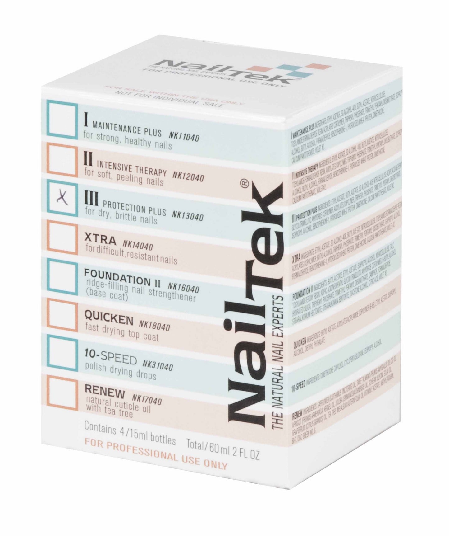 Nail Tek Protect Plus III 0.5 #55506-Beauty Zone Nail Supply