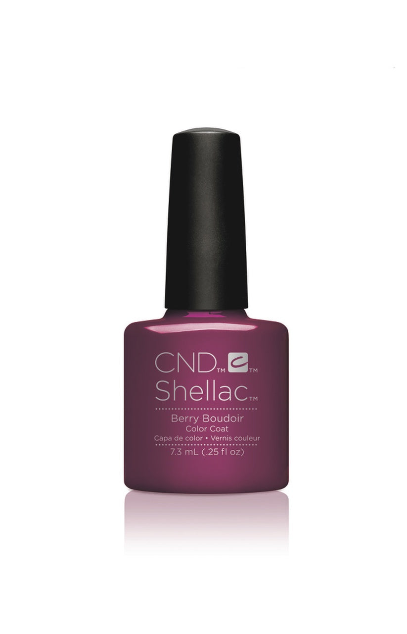 Cnd Shellac Berry Boudoir .25 Fl Oz-Beauty Zone Nail Supply