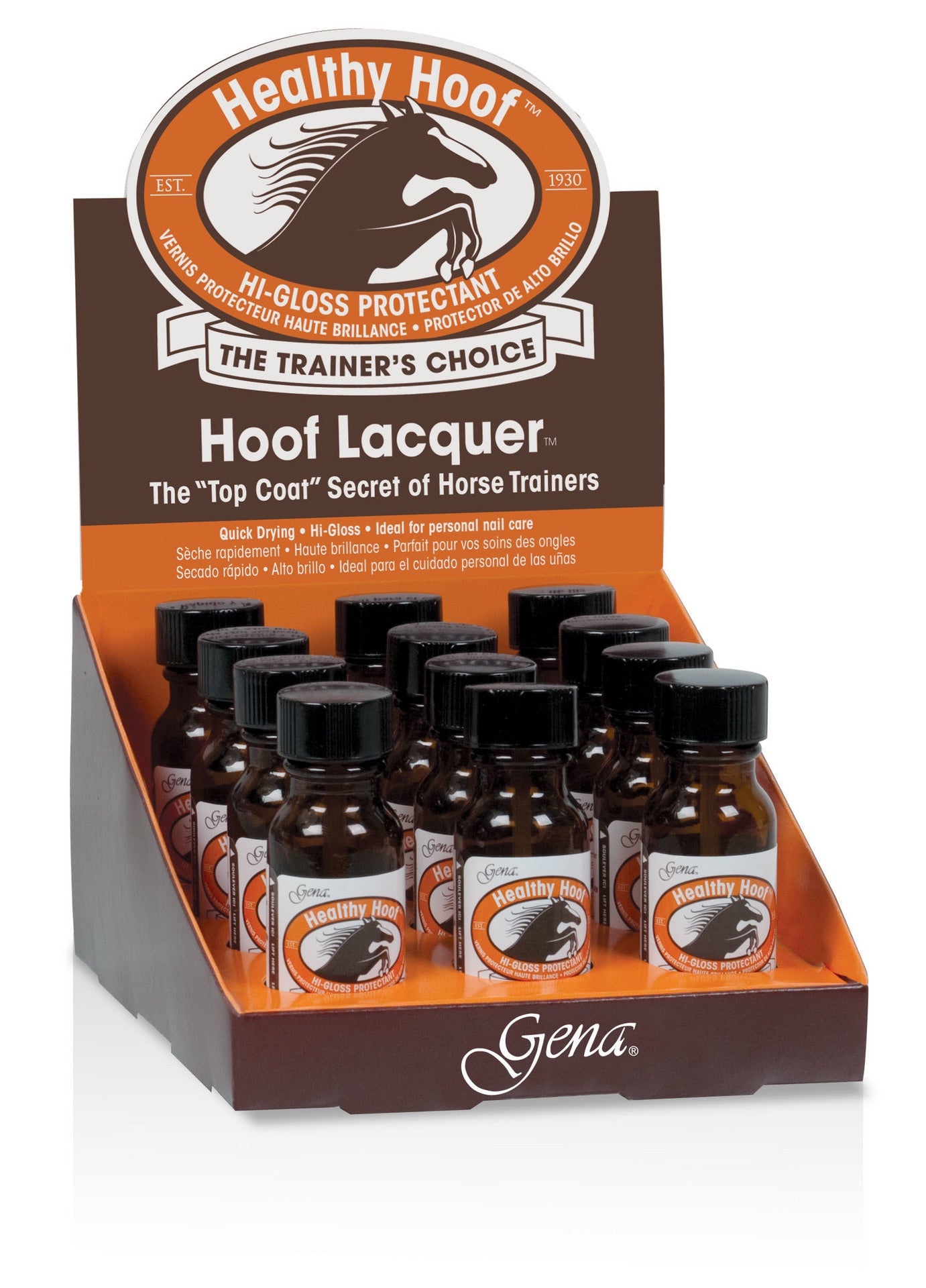 GENA HOOF LACQUER .5 OZ #02081-Beauty Zone Nail Supply