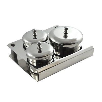 3 PIECE MANICURE LIQUID & POWDER JAR SET-Beauty Zone Nail Supply