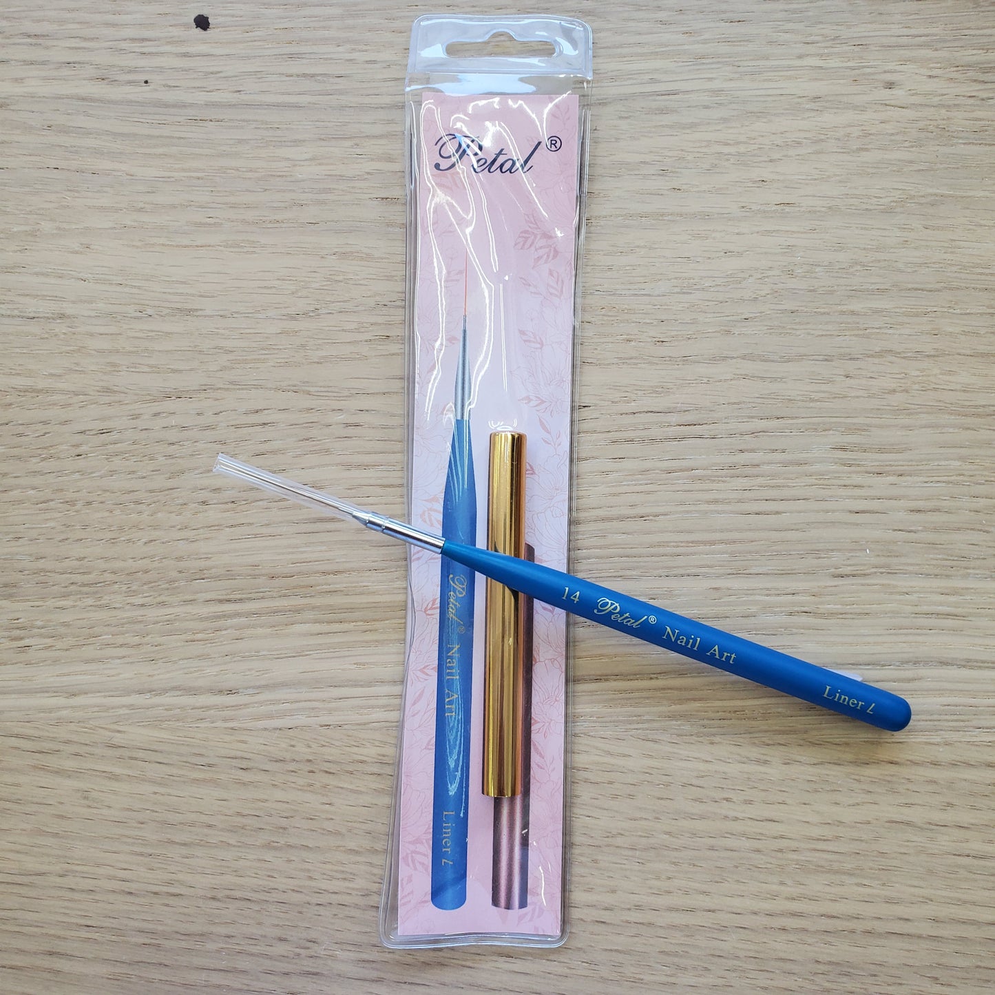 #14 Petal Nail Art Brush Liner L With Cap-Beauty Zone Nail Supply