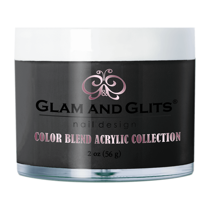 Glam & Glits Acrylic Powder Color Blend (Shimmer) 2 oz Black Market - BL3092-Beauty Zone Nail Supply