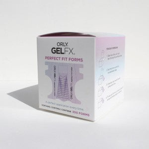 ORLY GEL FX PERFECT FIX NAIL FORM 300/PACK #3350005-Beauty Zone Nail Supply