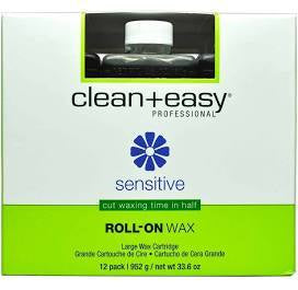 Clean & Easy Large Sensitive Wax Refill - 12 pk #41212-Beauty Zone Nail Supply
