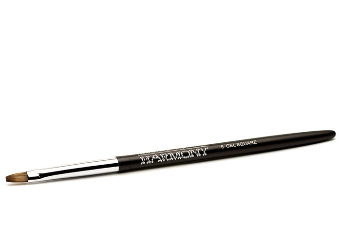 Nail Harmony Gelish Gel Brush Square size 6 #01383-Beauty Zone Nail Supply