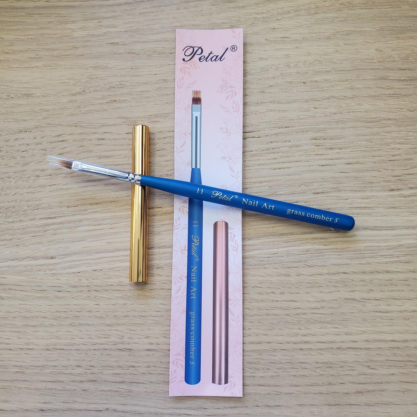 #11 Petal Nail Art Brush Grass Comber With Cap-Beauty Zone Nail Supply