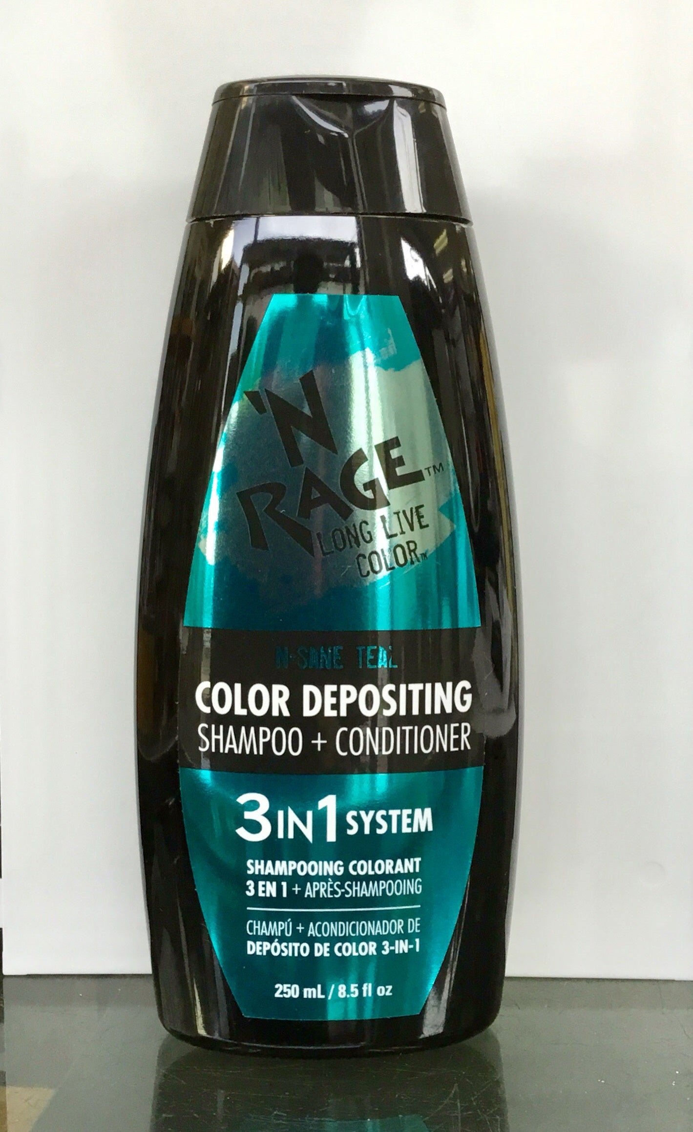 N'Rage N-sane Teal 8.5 oz-Beauty Zone Nail Supply