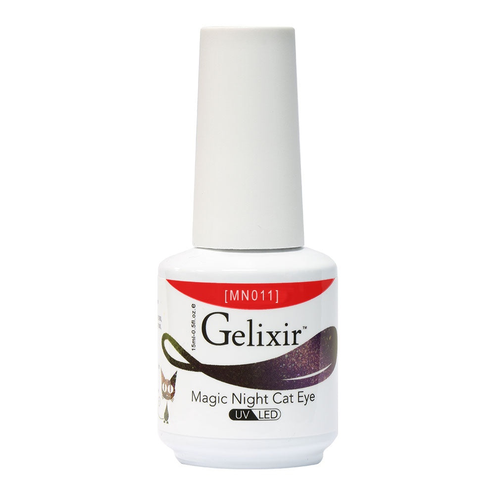 Gelixir Gel Polish Magic Night Cat Eye 0.5 oz MN011-Beauty Zone Nail Supply