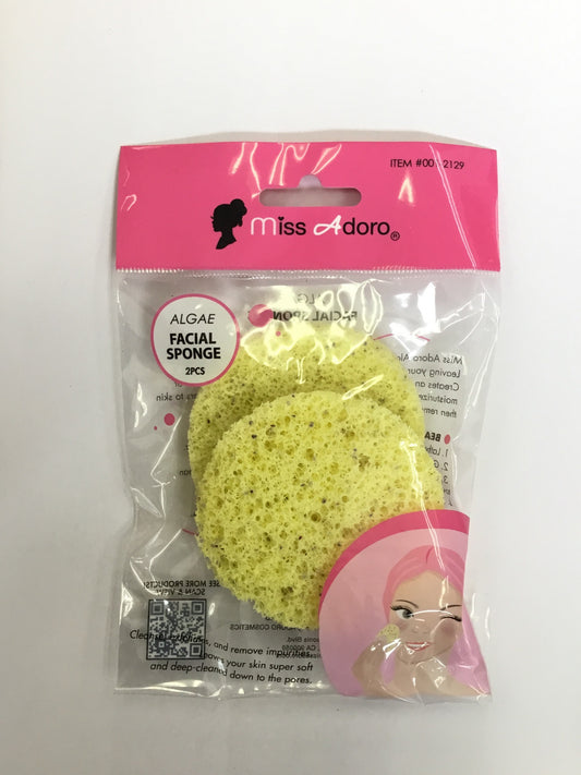 ALGAE FACIAL SPONGE 2 PCS #-Beauty Zone Nail Supply