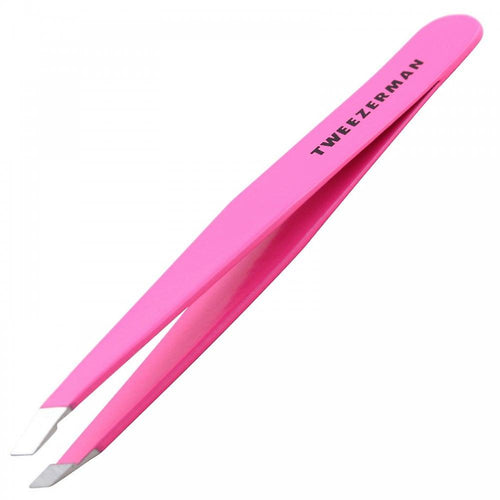 Tweezerman Professional Slant Tweezer Neon Pink #1230-NPP-Beauty Zone Nail Supply