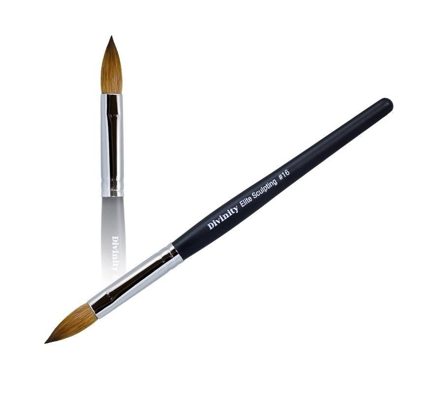 Kupa Acrylic Nail Brush Divinity Elite Sculpting #16-Beauty Zone Nail Supply