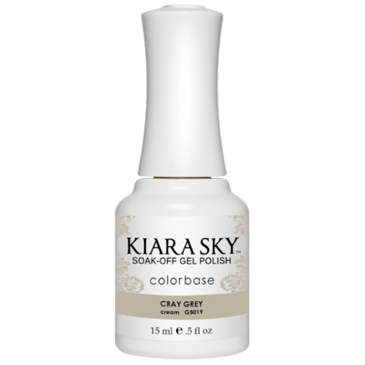 Kiara Sky All In One Gel Polish 0.5 oz Cray Grey G5019