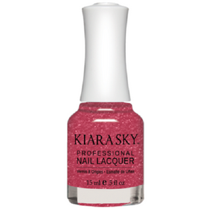 Kiara Sky All In One Nail Lacquer 0.5 oz Frosted Wine N5029