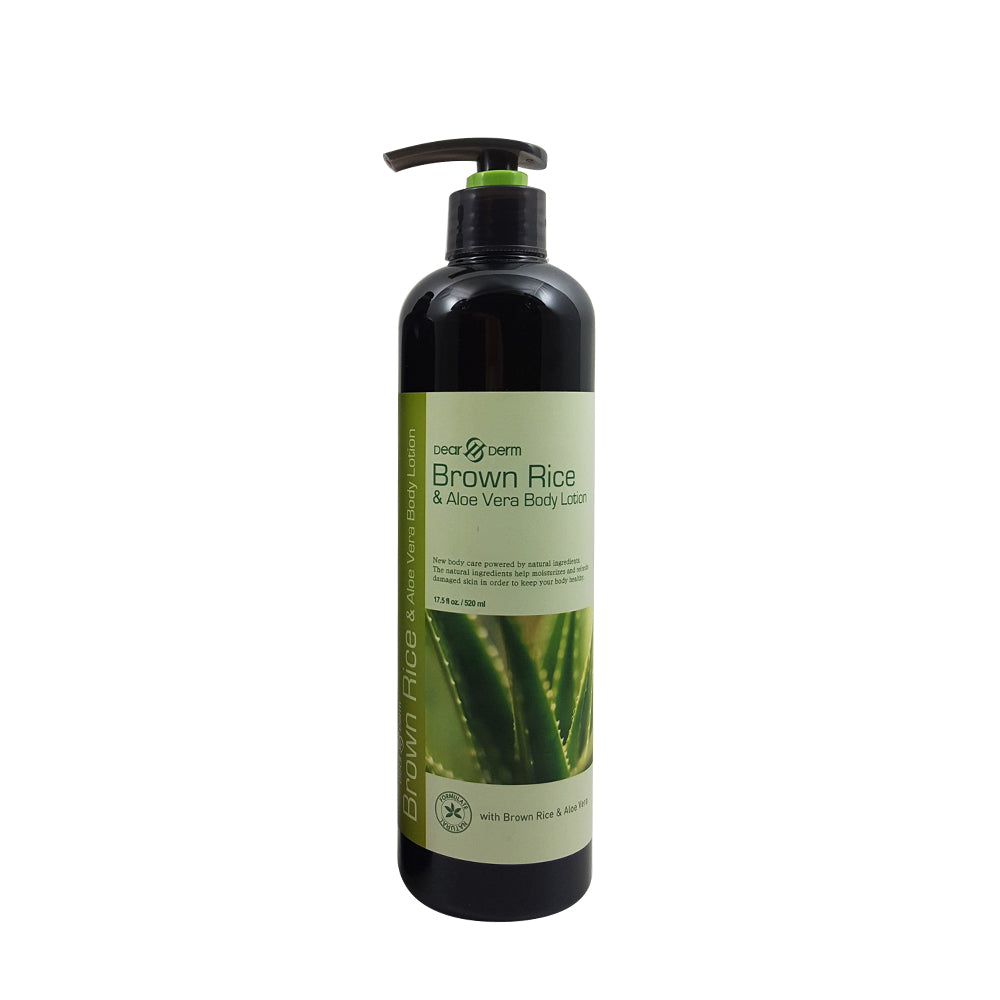 Dearderm Brown Rice & Aloe Vera Body Lotion 17.50 fl.oz. / 520ml