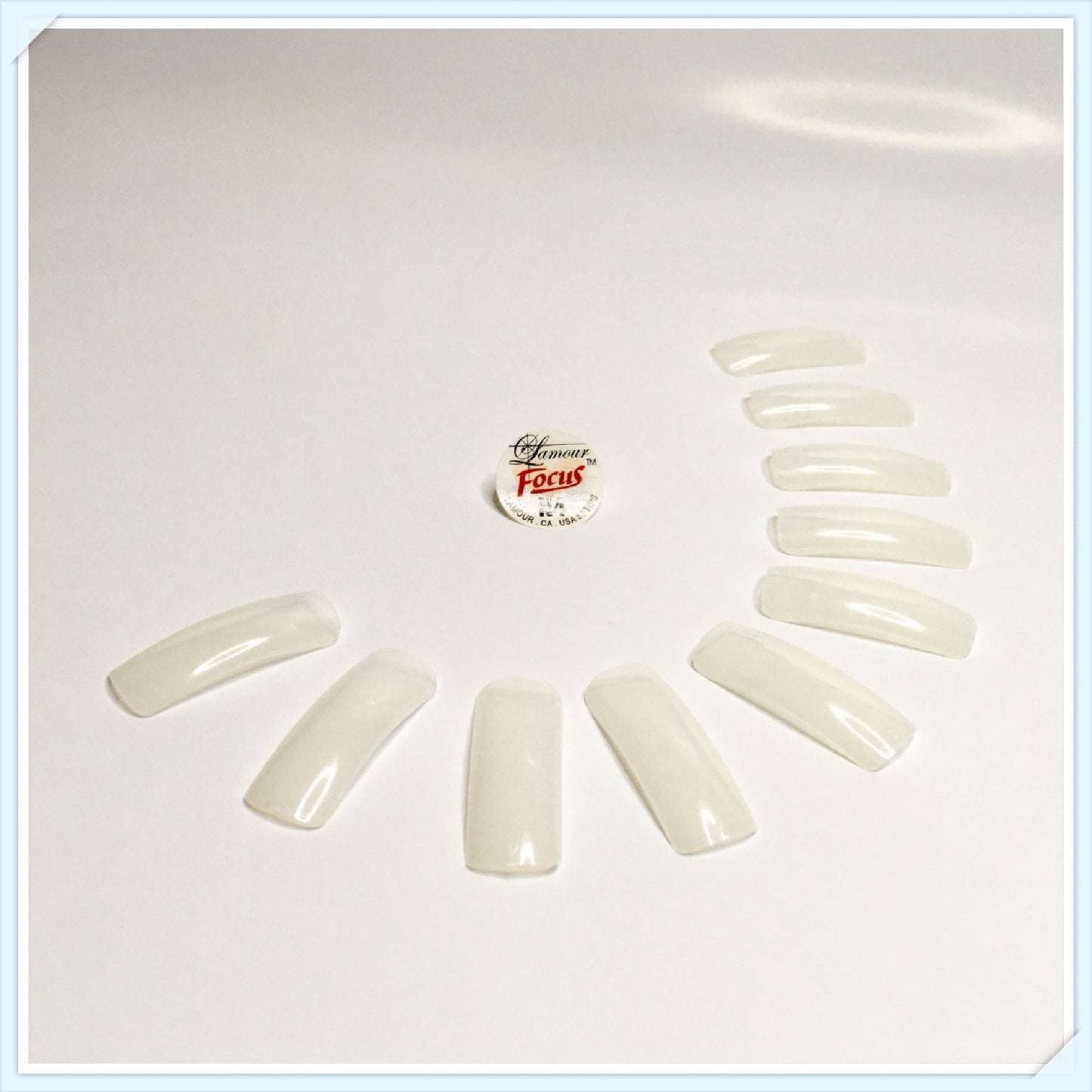 Lamour Focus Full moon Natural 50 pc / Bag-Beauty Zone Nail Supply