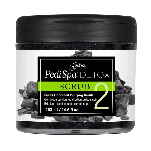 Gena Pedi Detox Black Scrub 14.6 oz #10328