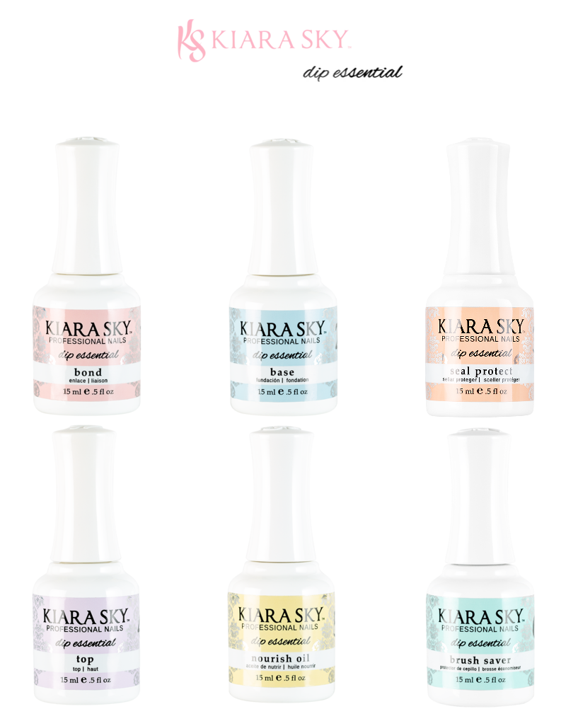 Kiara Sky Dip Powder Essential Liquids 0.5 Fl Oz **Pick your Bottles**