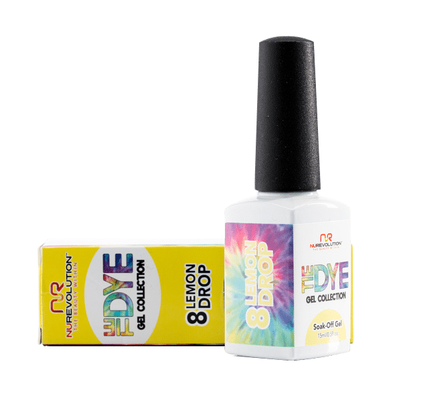 Nurevolution Tiedye Gel #08 Lemon Drop 15ml-Beauty Zone Nail Supply