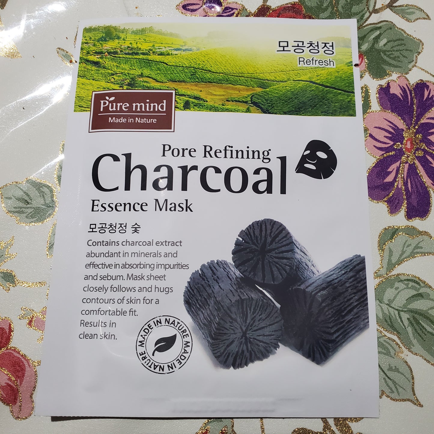 Pure Mind Essence Mask Pore Refining Charcoal 10 bag-Beauty Zone Nail Supply