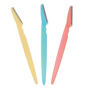 DISPOSABLE EYEBROW RAZORS 3/PK-Beauty Zone Nail Supply