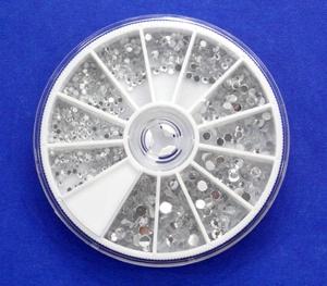 6 crystal mix size cr6144 #9572-Beauty Zone Nail Supply