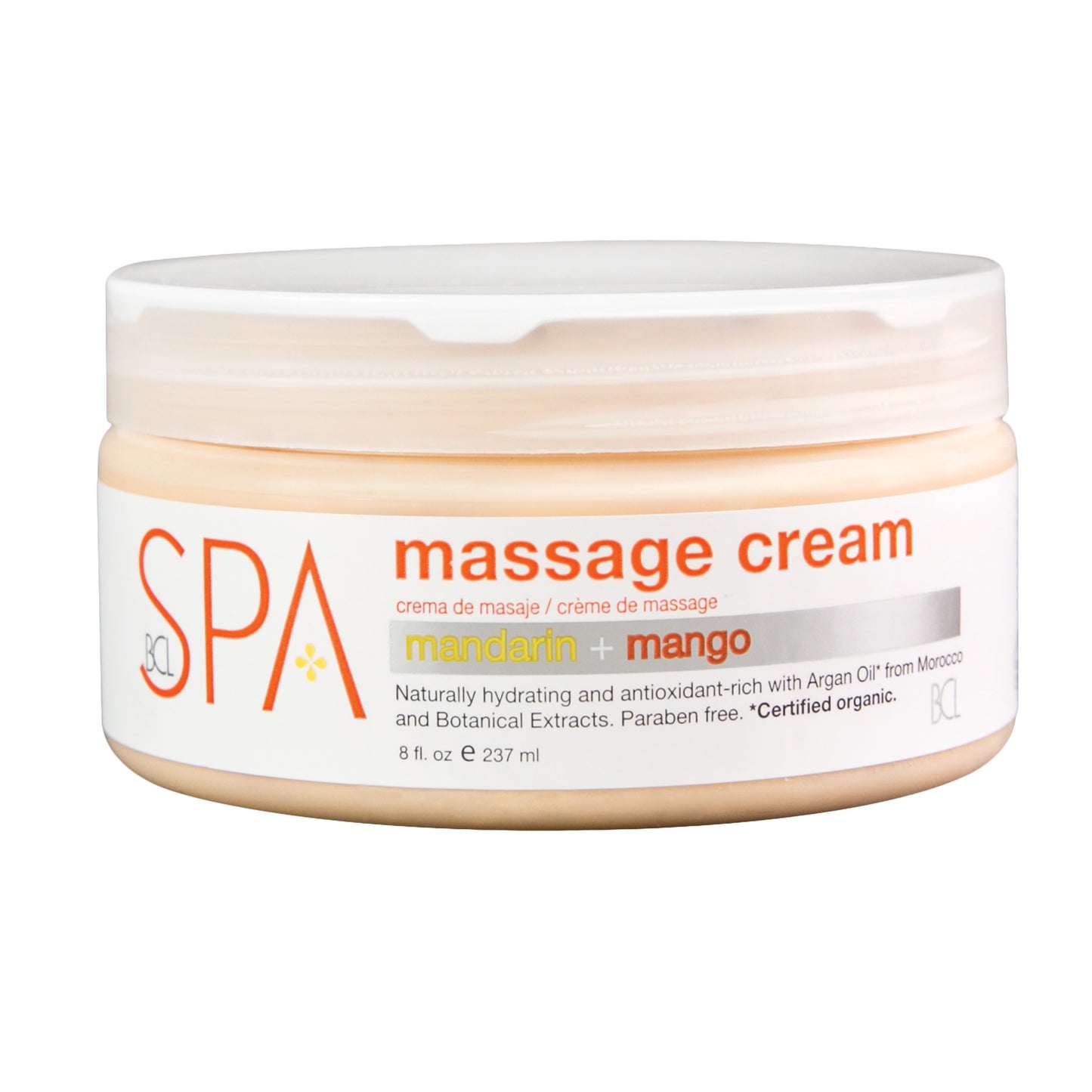 BCL SPA MANDARIN + MANGO MASSAGE CREAM 8 OZ-Beauty Zone Nail Supply