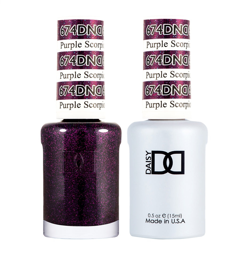 DND Duo Gel & Lacquer Purple Scorpio #674-Beauty Zone Nail Supply