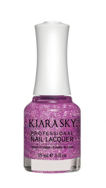 Kiara Sky Lacquer -N430 Purple Spark-Beauty Zone Nail Supply