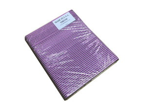 Nail File Regular 7" 100/180 Lavender Black 50 pc #F015-Beauty Zone Nail Supply