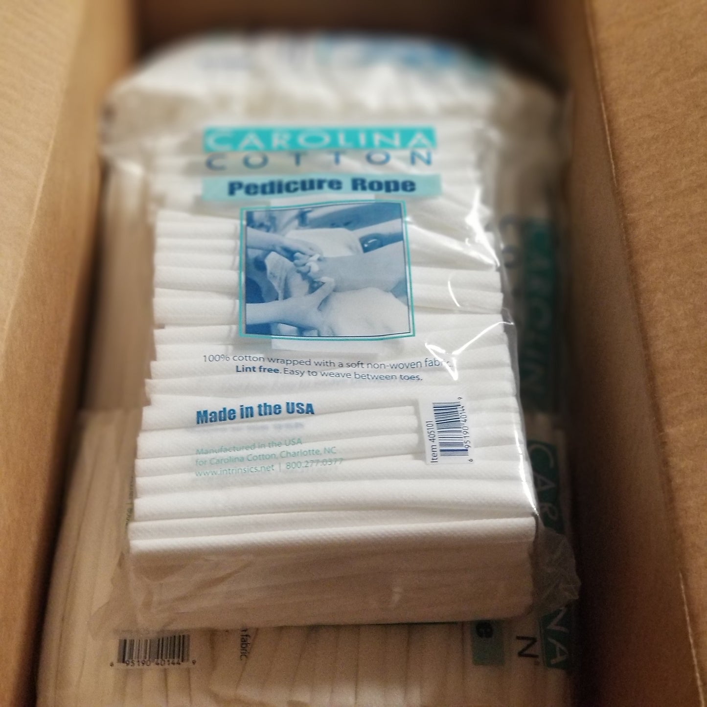 COTTON PEDICURE ROPE 6 TOE SEP #405101-Beauty Zone Nail Supply