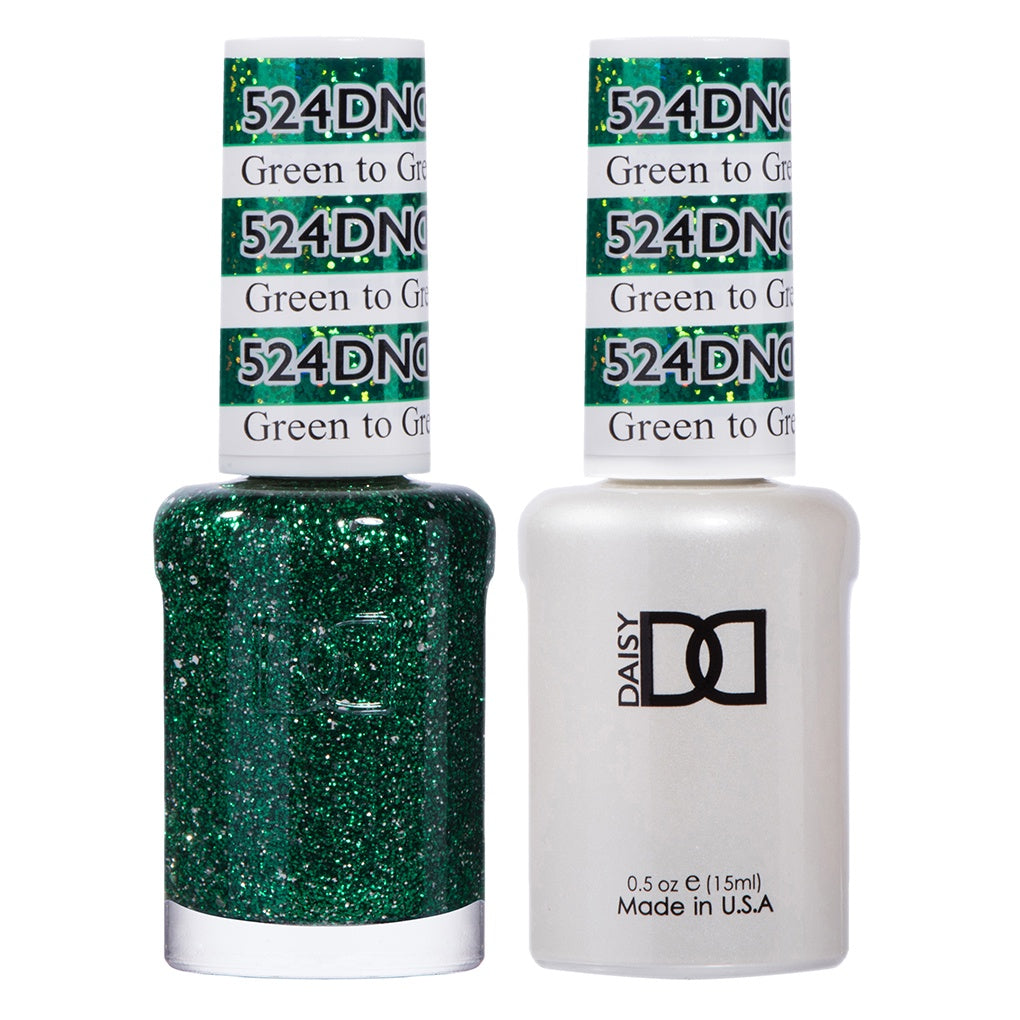 DND Duo Gel & Lacquer Green To Green #524-Beauty Zone Nail Supply
