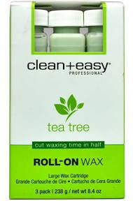 Clean & Easy Large Tea Tree Crème Wax Refill - 3 pk #47352-Beauty Zone Nail Supply