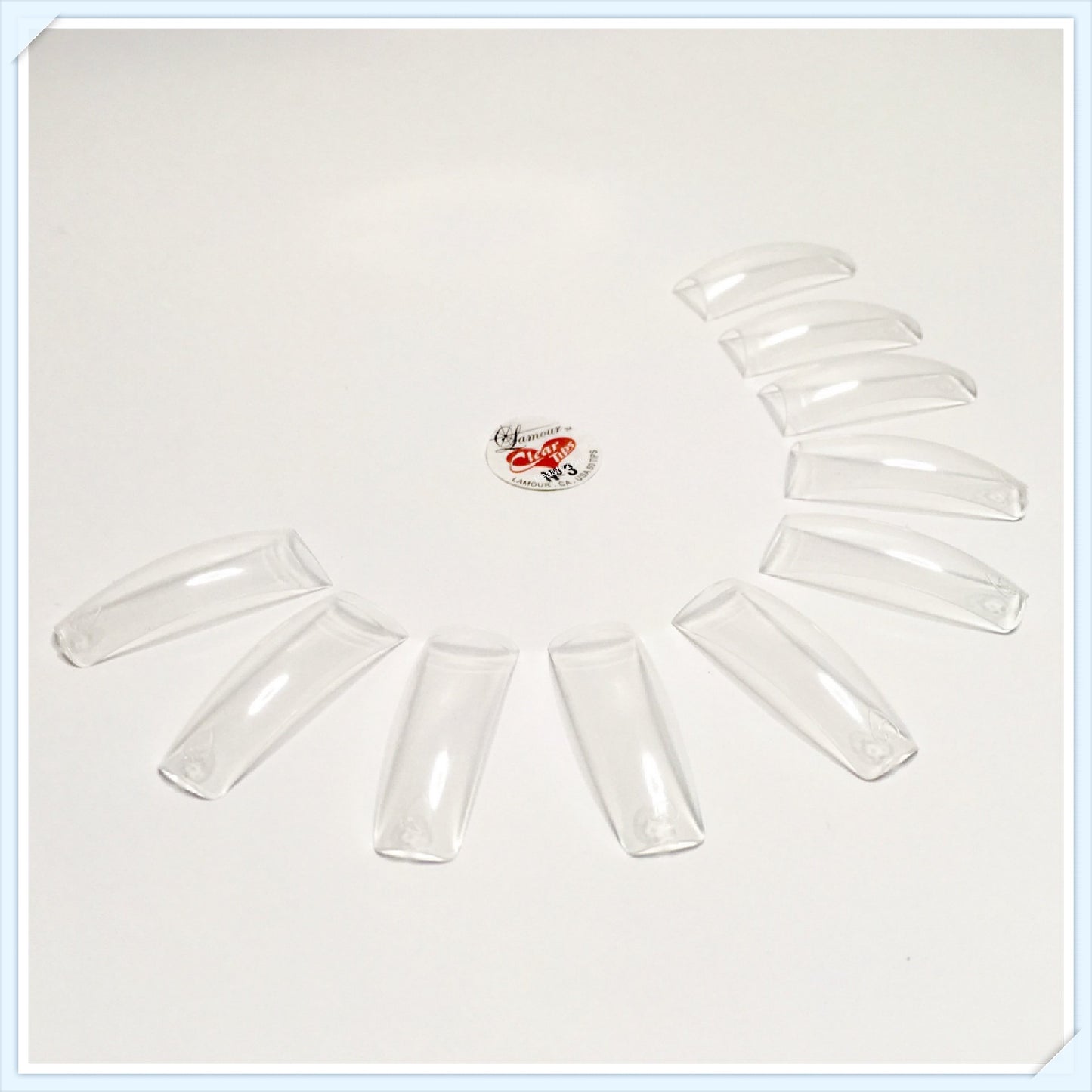 Lamour Crystal Clear Tips 50 pc / Bag-Beauty Zone Nail Supply