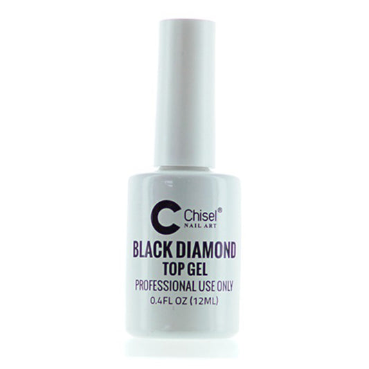 Chisel Nail Art Black Diamond Top Gel 0.5 Oz