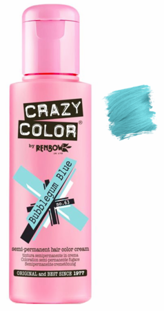 Crazy Color vibrant Shades -CC PRO 63 BUBBLEGUM BLUE 150ML-Beauty Zone Nail Supply