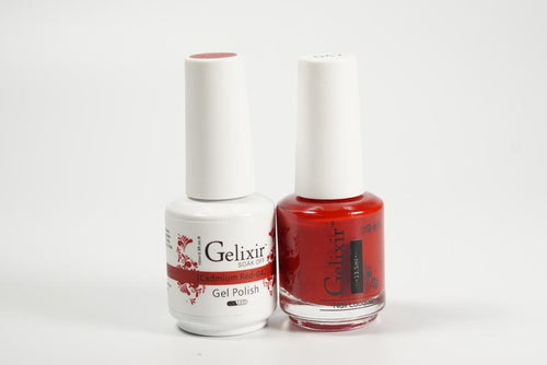 Gelixir Duo Gel & Lacquer Cadmium Red 1 PK #042-Beauty Zone Nail Supply