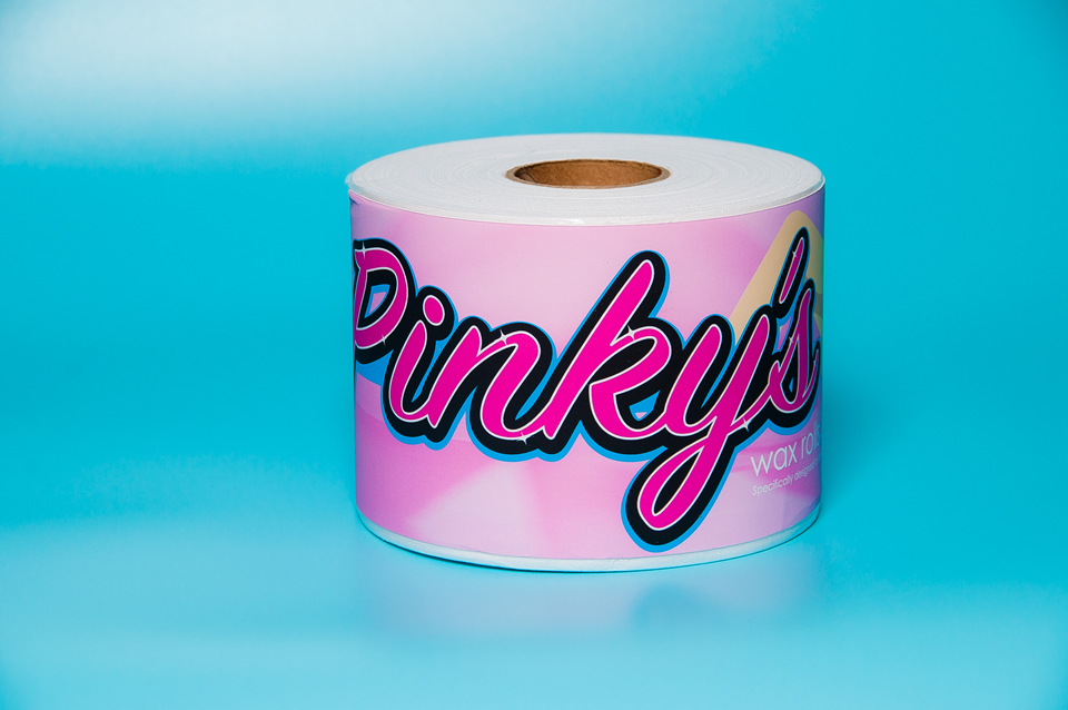 Pinky's bleached muslin roll 3.5in x 40 yards-Beauty Zone Nail Supply