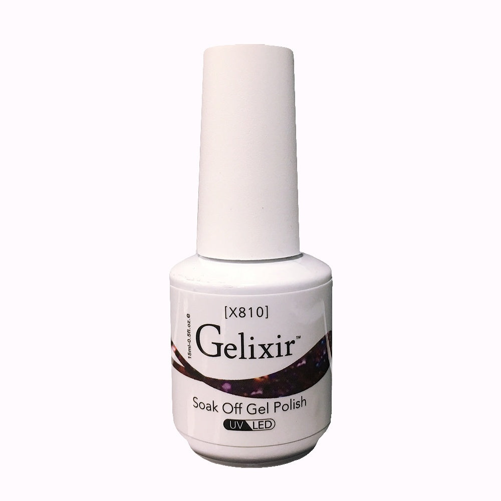 Gelixir Soak Off Gel Polish 0.5 fl oz X810-Beauty Zone Nail Supply