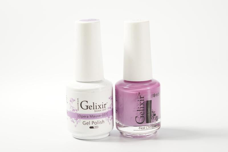 Gelixir Duo Gel & Lacquer Opera Mauve 1 PK #031-Beauty Zone Nail Supply