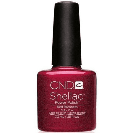 Cnd Shellac Red Baroness .25 Fl Oz-Beauty Zone Nail Supply
