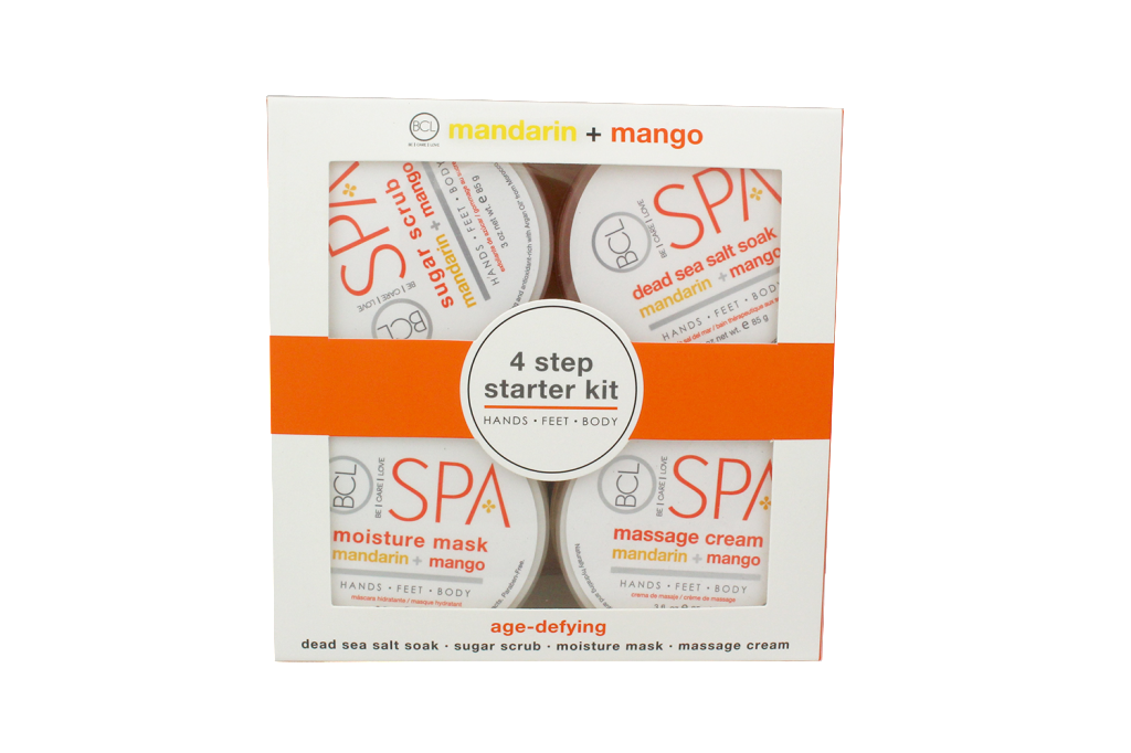 BCL SPA Mandarin + Mango 4 Step Starter Kit-Beauty Zone Nail Supply
