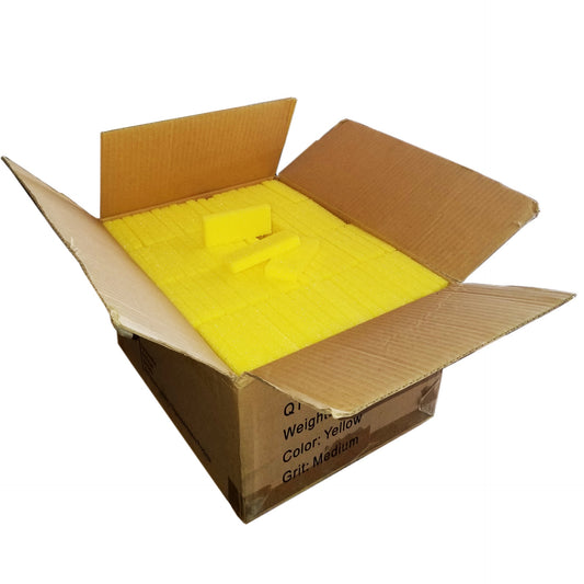 BE PUMICE MEDIUM YELLOW 400 pc #PB1 - BeautyzoneNailSupply