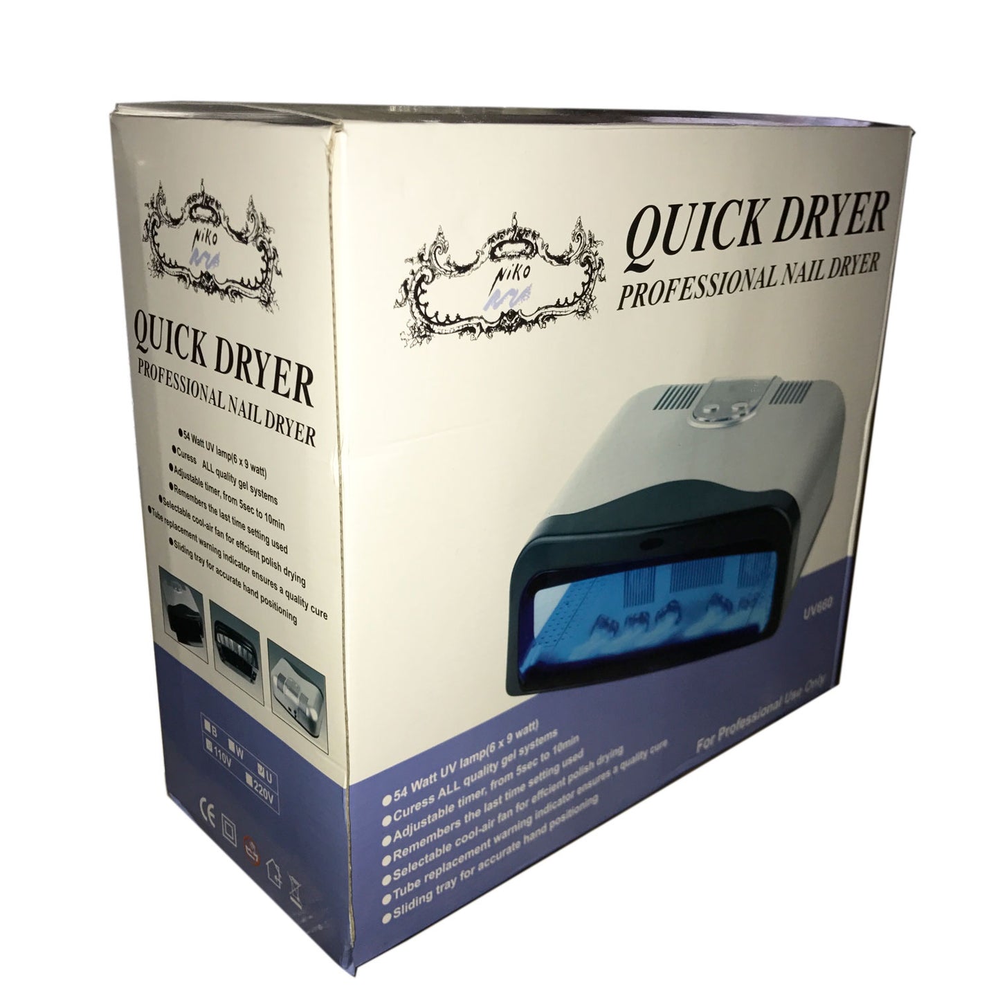 NIKO UV LAMP 54 W #UV027-Beauty Zone Nail Supply